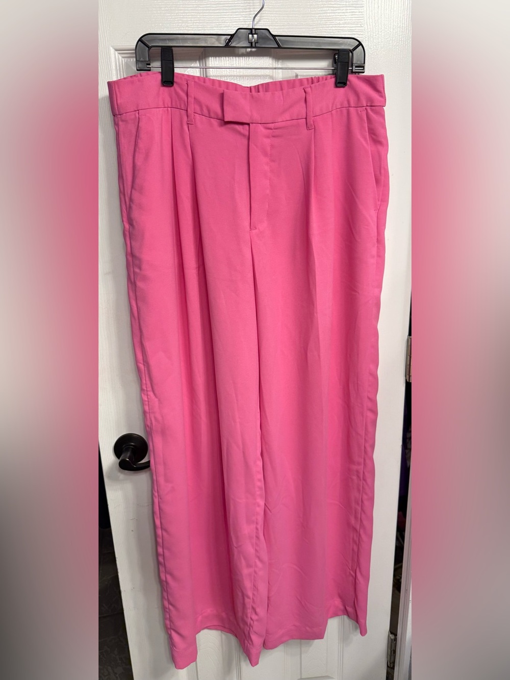 a new day Pink Wide-Leg High-Rise Pants